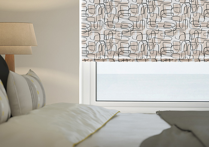 Meander, Beige - Roman Blind - Image 5